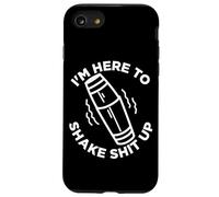 Bar Alcohol I'm Here To Shake it Up Funny Quote Bartender Case for iPhone SE (2020) / 7/8