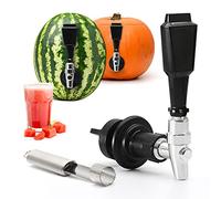 Bar Amigos Fruit Keg Tap Dispenser Kit - Ideal for Watermelon Pumpkin Party Beverage Pineapple Iced Tea Alcohol Drink Cocktails Tapping & Coring Tool Juice DIY Spigot