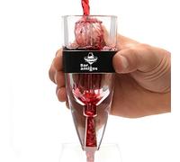 Bar Amigos Red Wine Aerator Globally PATENTED Triple Action Design For A Better Drinking Experience Includes Display Stand Travel Bag & Exclusive Red Wine Gift Set