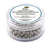 Bar Amigos Small Metal Cleaning Balls For Decanters, Baby Bottles, Vases, Flasks