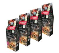 Bar-Be-Quick Wax Dipped Bbq Grill Cooking Fuel Restaurant Lumpwood Charcoal 4 X 4.5Kg