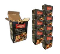 Bar-Be-Quick Whisky Smoking Wood Chips 3.2Kg Bbq Barbecue Smoker Wood Charcoal Pellet Grils - 8 X Boxes