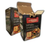 Bar-Be-Quick Whisky Smoking Wood Chips 800G Bbq Barbecue Smoker Wood Charcoal Pellet Grils - 2 X Boxes