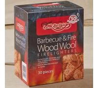 Bar Be Quick Wood Wool Firelighters, Brown One Size