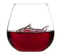 Bar Bespoke Full Shark in a Glass - Novelty Wine & Drinks Tumbler, 550ml