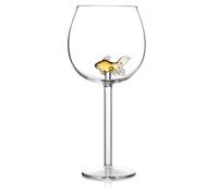 Bar Bespoke Goldfish In A Wine Glass 500ml - Clear Bar Bespoke Clear