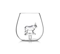 Bar Bespoke Highland Cow in a Glass - Art in a Glass