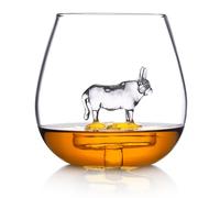 Bar Bespoke Highland Cow in a Glass - Art in a Glass