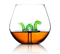 Bar Bespoke Mythical Loch Ness Monster Tumbler, Novelty Glassware, Generous Capacity