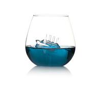 Bar Bespoke Ship in a Glass - 550ml Tumbler, Ideal for Whisky & Cocktail