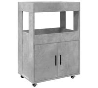 Bar Cart Kitchen Trolley Rolling Cart Serving Cart Engineered Wood vidaXL