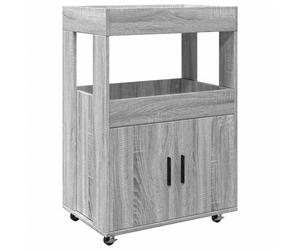 Bar Cart Kitchen Trolley Rolling Cart Serving Cart Engineered Wood vidaXL