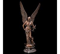 Bar chair Sculpture Statue Sculpture Statue Ornaments Sculptures Ornaments Statues Sculptures Goddess of Victory Angel Warrior Soldier Figures Sculpture Creative Bronze Craftwork Desktop Decoration
