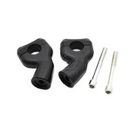 Bar Clamps Bar Riser Motorcycle Accessories Handlebar Bar Riser Clamps Adapter Raise The Handlebars For Bobber For T100 For T120 For Twin(Black)