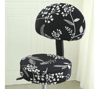 Bar Counter Stool Chair Covers Set of 1/2/4 Stretch Foot Rest Rolling Stool Furniture Protectors Covers, for Multi-Purpose Office Desk Chair,Home Bar Kitchen(H11,4PCS)