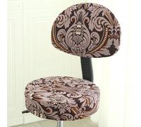 Bar Counter Stool Chair Covers Set of 1/2/4 Stretch Foot Rest Rolling Stool Furniture Protectors Covers, for Multi-Purpose Office Desk Chair,Home Bar Kitchen(H17,1PC)