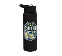 Bar Cutter Soap Making Artisan Vintage Stainless Steel Insulated Water Bottle