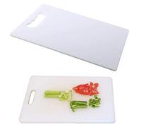 Bar Cutting Board Plastic - Multipurpose Non Slip Non Toxic Food Prep Board for Chopping Fruits Vegetables Cheese Appetizers Cocktails - Kitchen and Bartending Accessories - White 33cm X 20cm