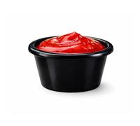 bar@drinkstuff Black Melamine Ramekin - 4 oz / 12 lear Black Melamine Sauce Pot, Lightweight & Durable Mini Serving Dish, Dishwasher Safe, Perfect for Condiments & Small Desserts