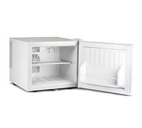 bar@drinkstuff ChillQuiet 17L Mini Fridge White - Lockable Countertop Mini Bar Fridge, Quiet Thermoelectric Cooling (38dB), Bedroom Office Hotel Drinks Cooler