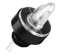 bar@drinkstuff Free Flow Pourers Clear | Pack of 12 | Freeflow Plastic Pourer for Spirits, Liquors, Juices, Syrups & Oils
