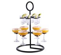 bar@drinkstuff Martini Cocktail Tree - Cocktail Glass Display for 12 Glasses, Ideal for Shots & Martini's (Glasses not Included)