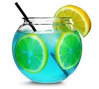 bar@drinkstuff Individual Mini Cocktail Fish Bowl 20oz/568ml, Pack of 4