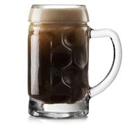 bar@drinkstuff Mini Stein Glasses - Pack of 4 - 1.6 oz / 45 ml Dimpled Shot Tankards, Novelty Barware for Parties & Gifts