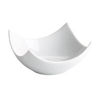 bar@drinkstuff Moonlight Scalloped Edge Square Serving Bowl 11.5cm, Single
