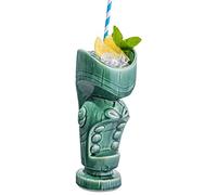 bar@drinkstuff Mouth Tiki Mugs 21oz / 600ml - Ceramic Hawaiian Cocktail Mug