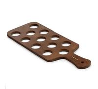 bar@drinkstuff Pine Shot Paddle Board to Hold 12 Shots, Case of 10
