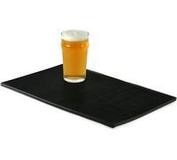 bar@drinkstuff Service Bar Mat 12 x 18 inch (300 x 450 mm) - Large Black Rubb