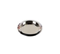 bar@drinkstuff Stainless Steel Drinks Coaster 11cm, Pack of 12