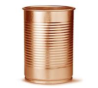 bar@drinkstuff Tin Can Cocktail Cup Copper 10oz /425 ml - Set of 6 - Novelty Cocktail Mug in the Shape of a Bean Can