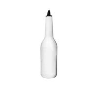 bar@drinkstuff White Flair Bottle - 750ml Practise Flair Bottle
