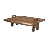 bar@drinkstuff Wooden Stacking Serving Board - Acacia Wood Tapas & Sharing Platter for Antipasti, Cheese & Appetisers - Stackable Food Display Board for Restaurants & Home Entertaining (36 x 30cm)