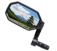 Bar End Bike Mirrors, High-Definition Convex Glass Lens for Scooter Electric Bicycle, Scratch Resistant, Ebike Safe Rearview Mirror for Left Side Olny BT-022L