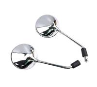 Bar End Mirror Compatible With Ducati For Monster 696 For Monster 797 For Monster 821 For Hypermotard 950 8/10MM Universal Motorcycle Rearview Mirror(White)