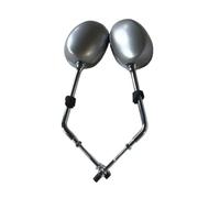 Bar End Mirrors 1 Pair Of For Peugeot Motorcycle Django Rearview Mirrors Handlebar Mirrors(Grey)