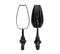Bar End Mirrors Handlebar Rearview Mirrors 2Pcs Motorcycle Side Mirror Anti-Glare HandleBar View Adjustable Rearview For Scooters ATV Bike Motorcycles