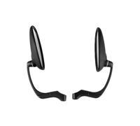 Bar End Mirrors Handlebar Rearview Mirrors For Motorcycle Mirrors 8mm 10mm Adjustable Oval L-Bar Rearview Chrome Black Bolt-On