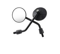 Bar End Mirrors Handlebar Rearview Mirrors For Universal M8 M10 Round Convex Glass Mirrors Motorcycle Rearview Mirror 67mm/2.63” Diameter Accessories
