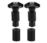 Bar End Plug, 22mm 7/8inch Motorcycle Handlebar End Slider Plug Caps, Aluminum Bar Ends Handlebar for Most Bicycle Mountain Bike Road Bike MTB(black)