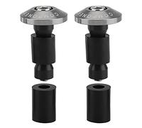 Bar End Plug, 22mm 7/8inch Motorcycle Handlebar End Slider Plug Caps, Aluminum Bar Ends Handlebar for Most Bicycle Mountain Bike Road Bike MTB(Titanium)