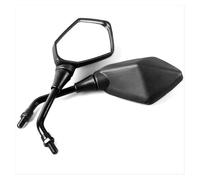 Bar End Rear View Mirrors 2Pcs/Pair 8mm 10mm Motorcycle Mirror Scooter E-Bike Rearview Electromobile Back Side Convex Mirror(10mm)