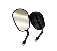 Bar End Side Mirrors Universal Motorcycle Rear View Mirrors 8MM 360 Degree Adjustment Motorcycle Rearview Mirror(Black)
