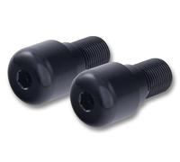 Bar End Weights Compatible With Yamaha YZF-R6 1998-2005 Black Pair 18mm Threaded Screw Type