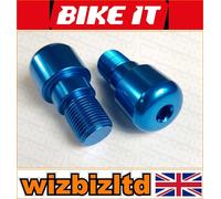 BAR Ends Alloy Blue Yamaha YZF-R6 1998-2006 (Yamaha Thread) - BEWYR6BU