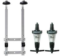 Bar Essentials 2 x Bottle Wall Fixing Bottle Bracket & 2 x 25ml Optic Set