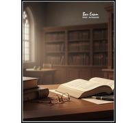 Bar Exam Prep Notebook: Study Log for Tracking Legal Vocabulary, Case Summaries and Test Progress: Organize Subject Reviews and Notes: Improve Focus, ... Students, Paralegals and Legal Professional